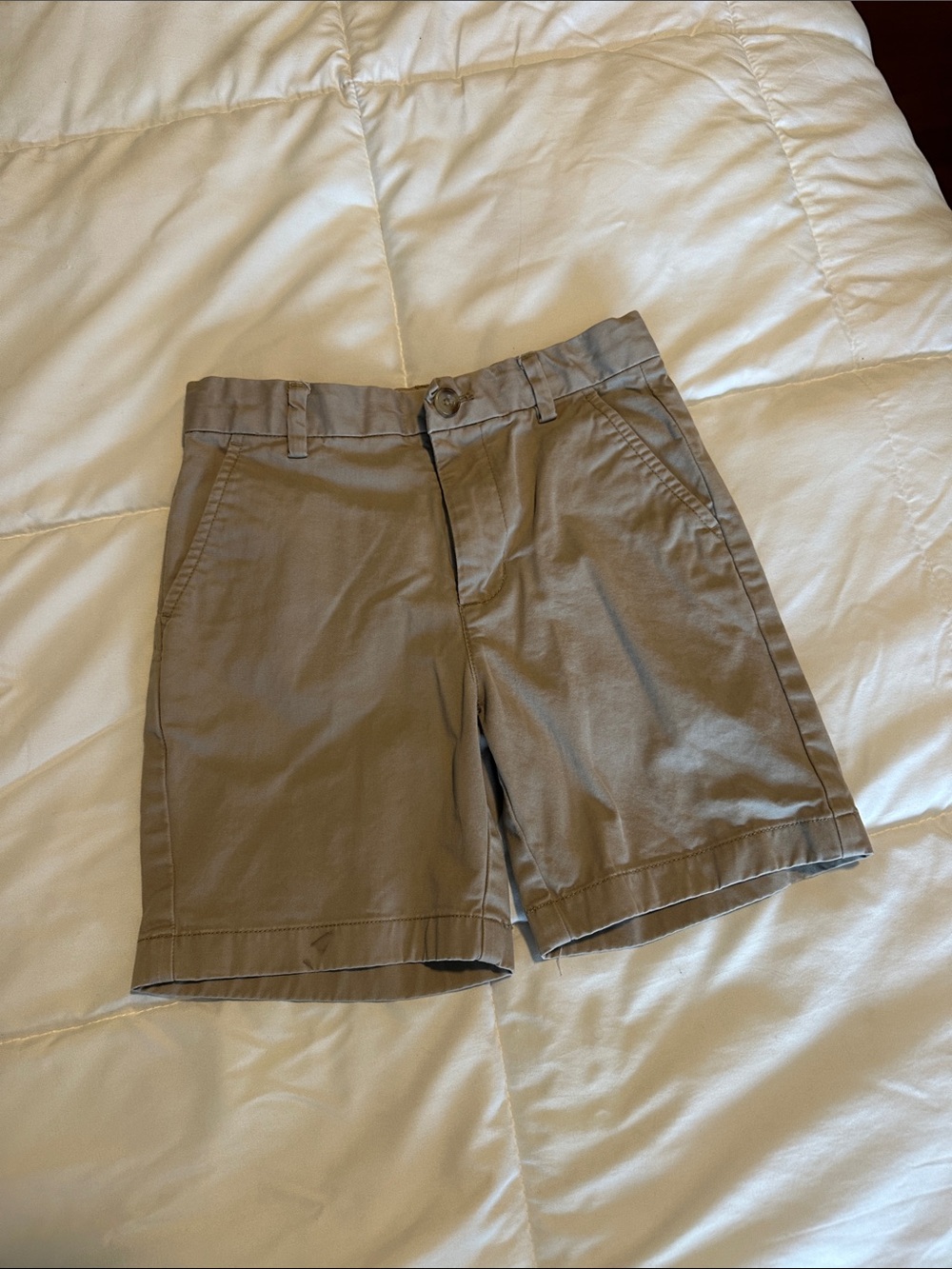 Vineyard Vines Boys Tan Chino Shorts